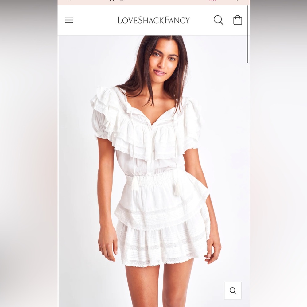 Loveshackfancy Liv Mini Dress